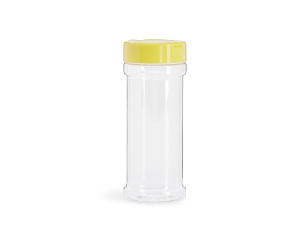 13 oz spice bottle with yellow cap