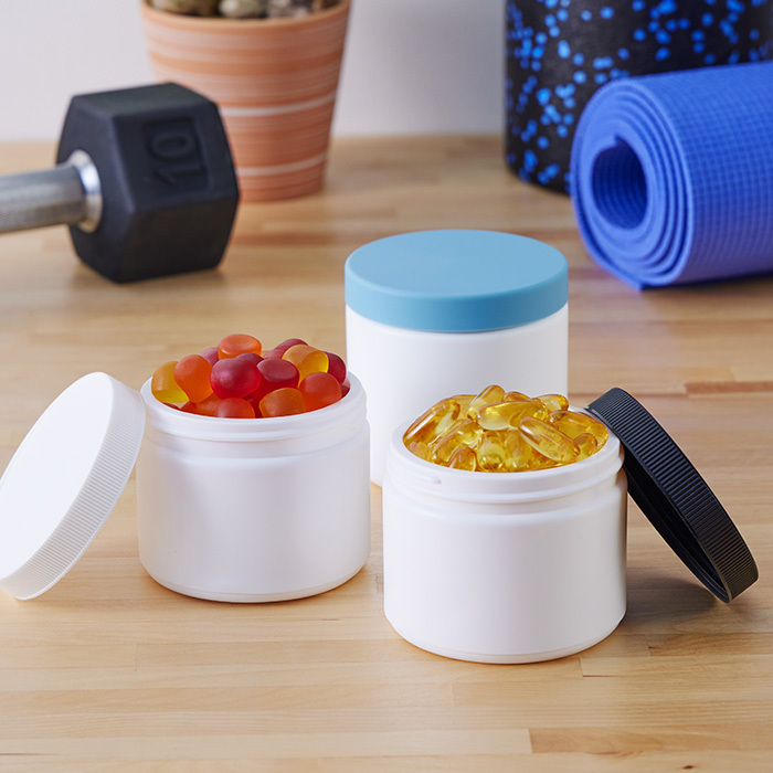 Nutraceuticals and supplement canisters