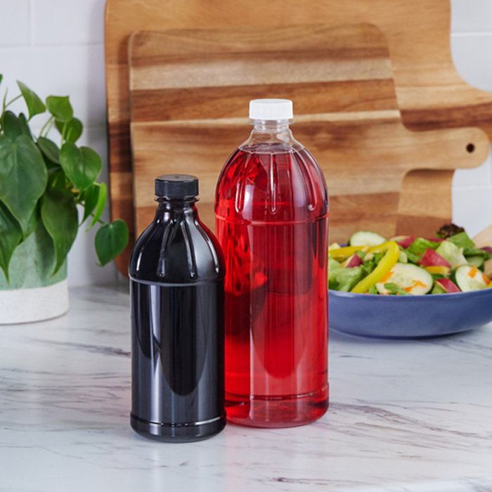 vinegar bottles